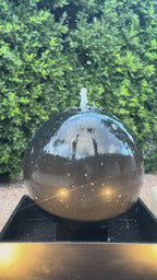 24” Basin Fountain with 20” Concrete Sphere – Full Kit