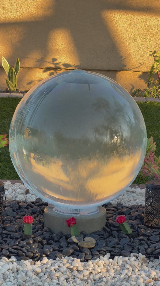 24-Inch Acrylic Sphere Fountain – Complete Kit