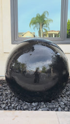 24” Basin Fountain with 20” Concrete Sphere – Full Kit