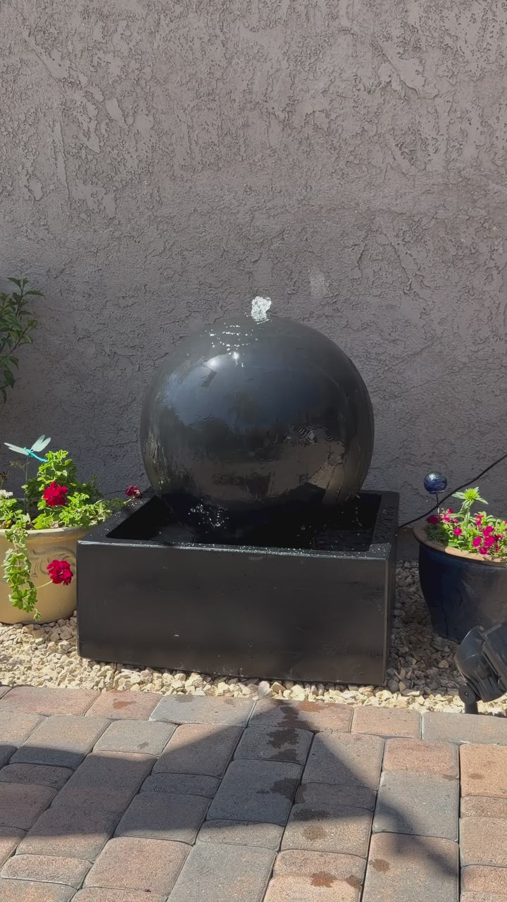 24” concrete sphere full kit