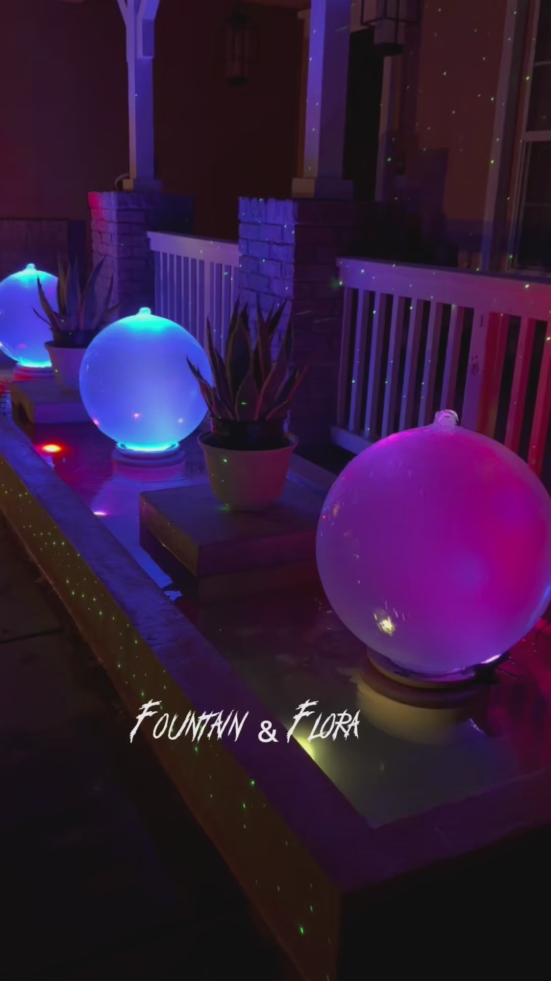 Acrylic Sphere Fountain (LED Kit)