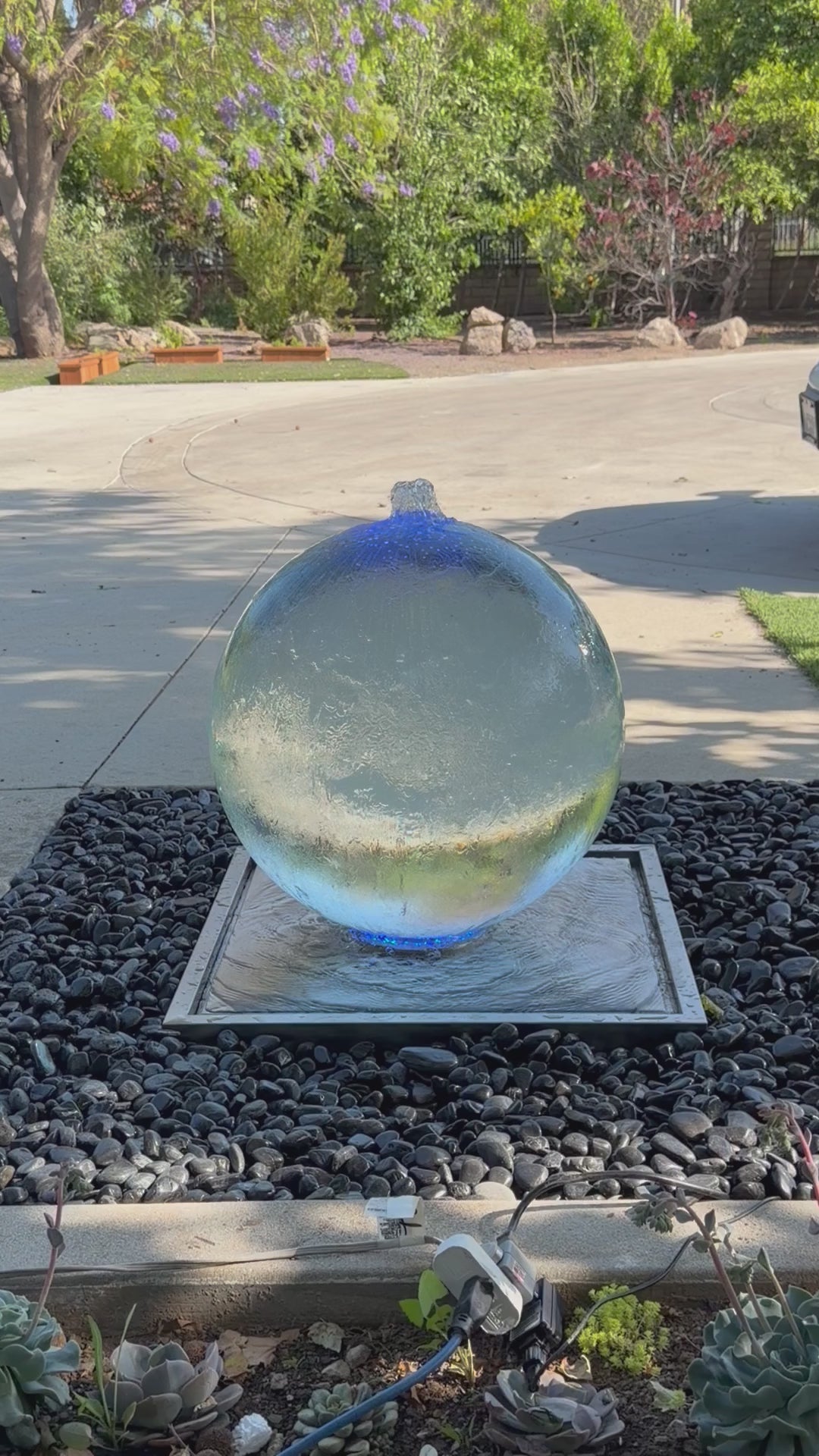 Acrylic Sphere Fountain (LED Kit)