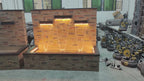 Modern Polyresin Wall Fountain  | Custom Design and size