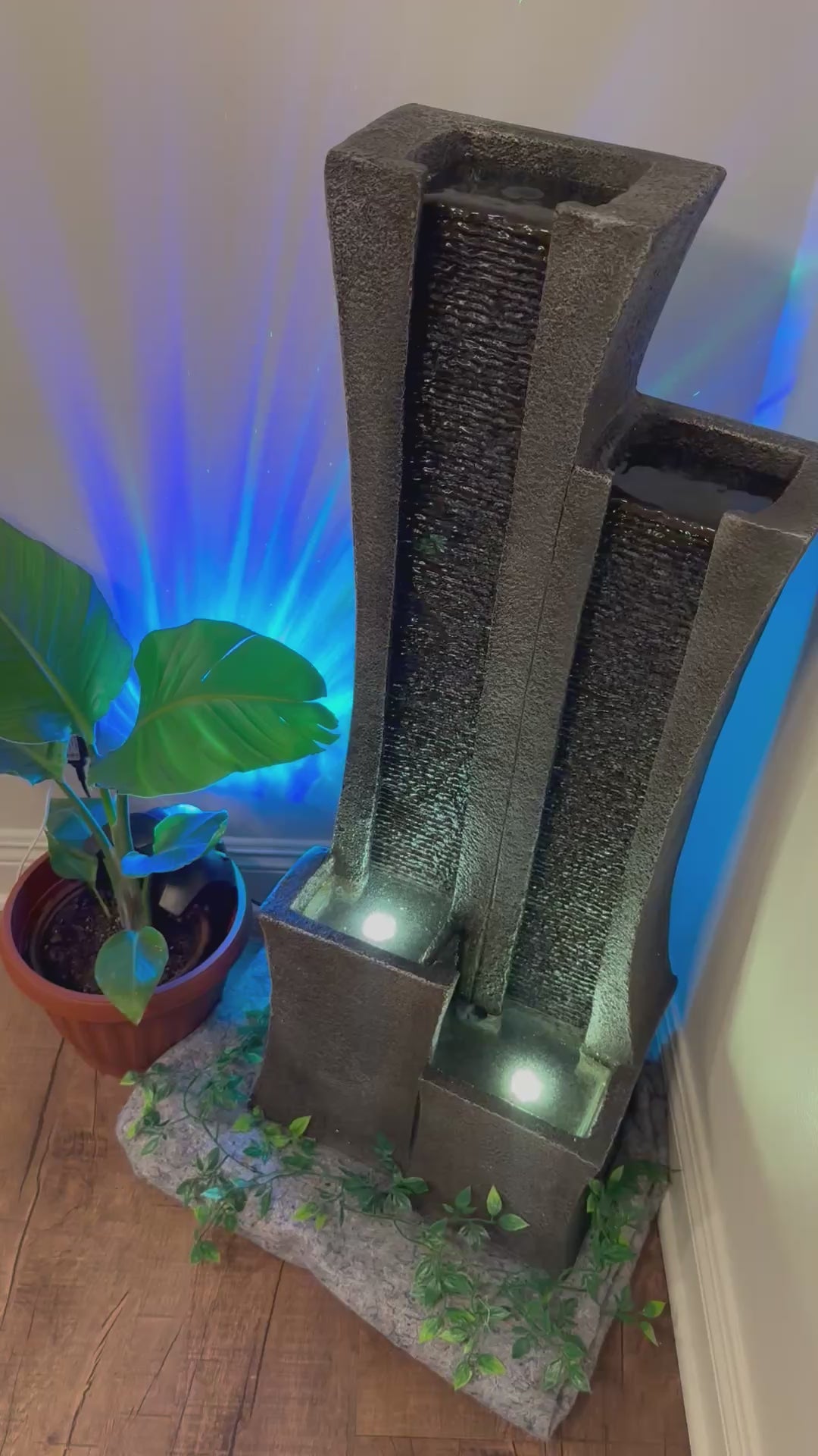 Modern LED Water Fountain (40")
