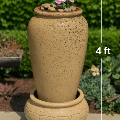 SaharaBloom – Clay Fountain Tower