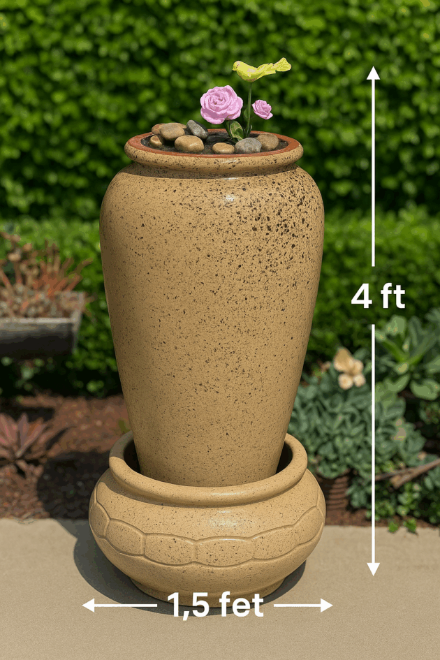 SaharaBloom – Clay Fountain Tower