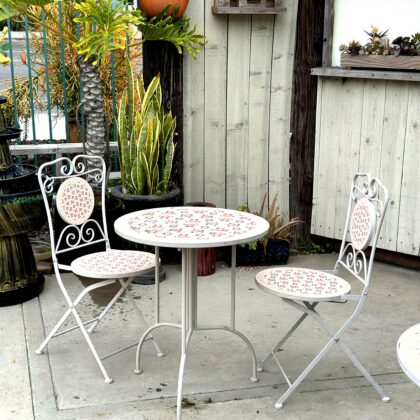 Casablanca Bistro Set – Mosaic Garden Elegance