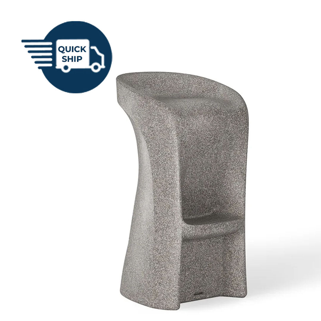 QUICKSHIP Ledge Lounger Signature Bar Stool - Bar Height 29.5" In-Pool & Patio Furniture