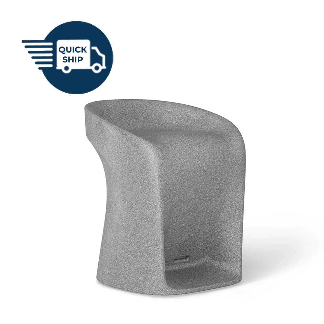 QUICKSHIP Ledge Lounger Signature Bar Stool - Counter Height 18" In-Pool & Patio Furniture
