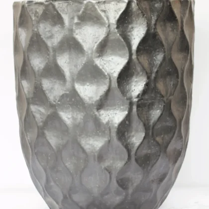 Tectonic Bowl – Sculpted Low Planter