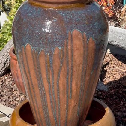 Handcrafted Clay Fountain